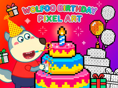 Игри Wolfoo Birthday Pixel Art