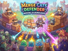 Игри Merge Cats Defender: Meow Guardians