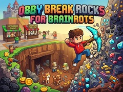 Игри Obby: Break Rocks For Brainrots