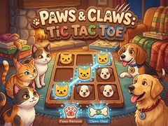 Игри Paws & Claws Tic Tac Toe
