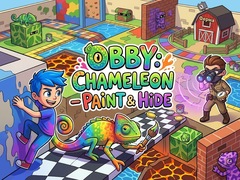 Игри Obby: Chameleon - Paint & Hide