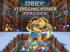 Игри Obby: +1 Digging Power per Click