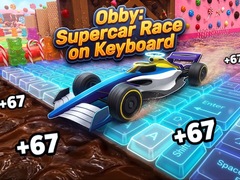 Игри Obby: Supercar Race on Keyboard