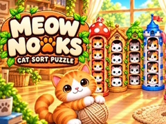 Игри Meow Nooks: Cat Sort Puzzle